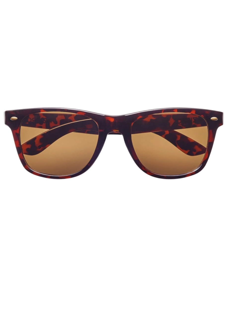 Zippo Angular Polarized Tortoiseshell Sunglasses - Brown Lenses